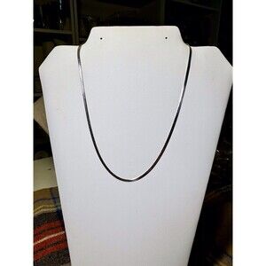 Sterling Silver Necklace 925 Made In Italy 18 Inch